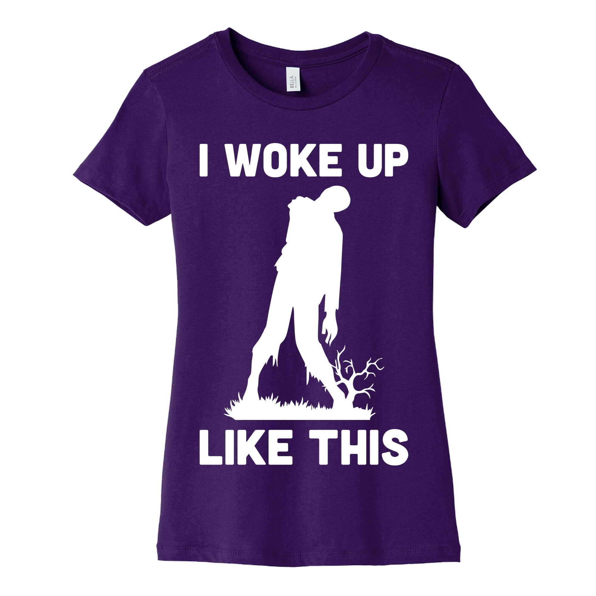 I Woke Up Like This Zombie Women's Cotton Tee